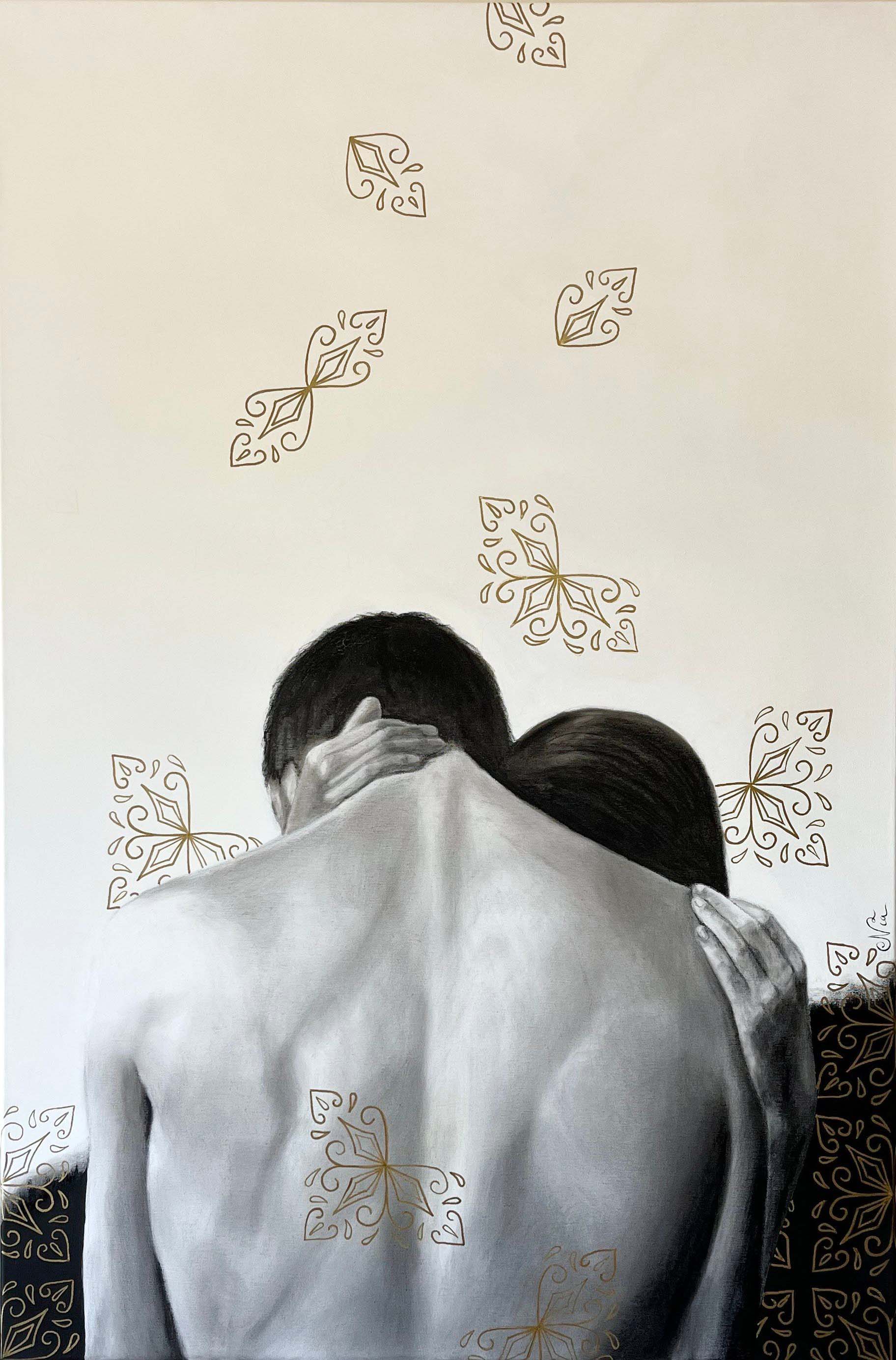 Obra da coleção Eclipse - Um olhar sobre o nosso Feminino e Masculino interior